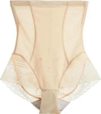 Produktbild von Damen Nahtlose Bauchweg-Höschen mit hoher Taille Shapewear Boyshorts Spitze Body Shaper unter dem Kleid Short