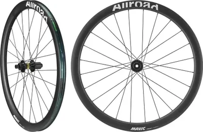 Image de Mavic Allroad S Carbon Cl Disc Tubeless Gravel roues argent 12 x 100/12 x 142 mm / Sram XDR argent 12 x 100/12 x 142 mm