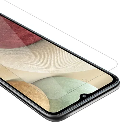 Produktbild von Cadorabo Panzer Folie für Samsung Galaxy A12 / M12 Schutzfolie in natur Gehärtetes Tempered Display-Schutzglas