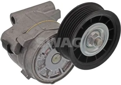 Produktbild von SWAG 57 91 9487 Riemenspanner Keilrippenriemen für OPEL Vectra C Caravan (Z02) Ø76mm Rolle