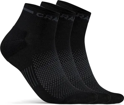 Obrázek produktu pro Ponožky Craft CORE Dry Mid 3-pack - černá - Velikost 34-36