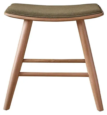 Produktbild von Barhocker aus massivem Teakholz, behandelt, Sitzhöhe 45 cm, 47x48x35 cm