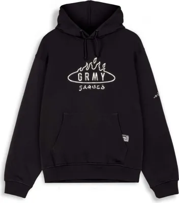 Image de Sweat à capuche Grimey GCH600-BLK pour Uni