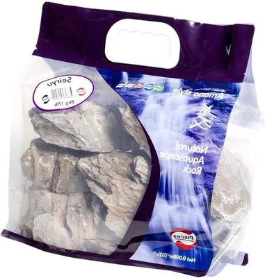 Obrázok produktu pre Aquascaping-Rocker pre prirodzený vzhľad – zelenkastý – 7,7 kg – sivý