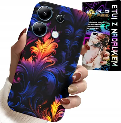 Zdjęcie produktu dla Etui Do Xiaomi Note 13 5G - Abstrakcyjne Kolorowe Wzory + Folia