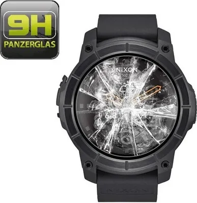 Produktbild von 3x 9H Hartglasfolie für Nixon The Mission Panzerfolie Displayglasfolie HD KLAR