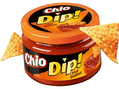 Verpackungsbild Chio Dip Hot Salsa Premium Qualität für Vegetarier geeignet 200 ml