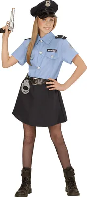Produktbild von Polizistin Kostüm Polizei Größe 116cm Outfit