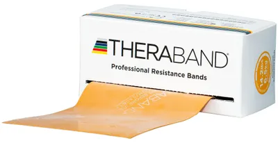 Produktbild von TheraBand Fitnessband 5,5 m, Gold, Maximal stark