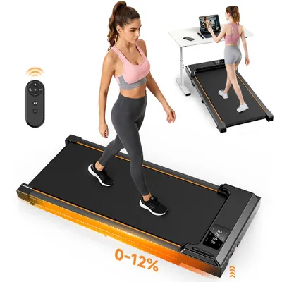 Imagen del producto de FT33: Cinta de correr inteligente para uso doméstico, ligera, de 2,5 HP, con bajo nivel de ruido, amortiguación que protege las rodillas, control inteligente, rango de velocidad de 1 a 6 km/h, capacidad máxima de 120 kg
