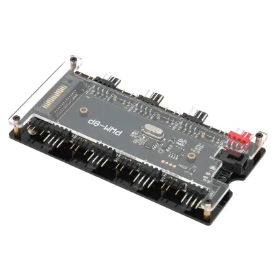 Zdjęcie produktu dla Case Fan Hub, Case Fan Remote Controller, Case Fan Controller Hub, ARGB Hub, PWM+ARGB Controller, Case Fan Remote Controll System