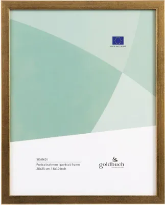 Produktbild von Goldbuch Skandi-Fotorahmen aus Holz, 20 x 25 cm, goldfarben
