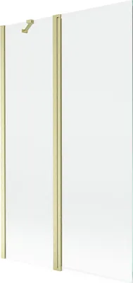 Obrázok produktu pre Mexen Mist sprchový kút 2-krídlový 110 x 150 cm, transparentný, brúsené zlato - 8A9-110-011-55-00