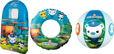 Produktbild von Oktonauten TM Beach Set ,Strandset Luftmatratze ,Schwimmreifen,Wasserball