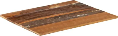 Immagine prodotto di Piano del tavolo rettangolare 60x70 cm 15-16 mm in legno massiccio di recupero