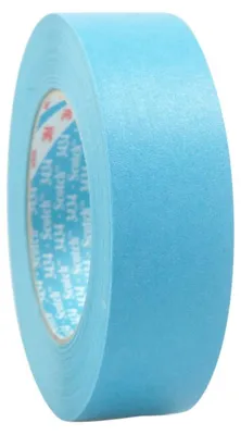 Produktbild von 3M Scotch 3434, Abdeckband, Lackierband, Kreppband 36mm x 50m. blau