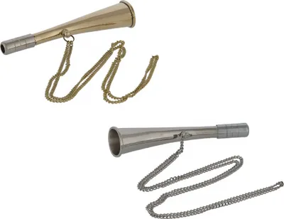 Produktbild von Mundnebelhorn Messing/ Silber klassisch Farbe: poliert