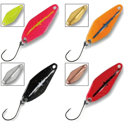 Produktbild von Paladin Profi Spoon Zeus 1,9g - Forellenblinker, Farbe:orange-blau / gold