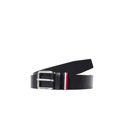 Image de Ceinture en cuir pour homme JACESPO 12219179 Noir, 85 cm