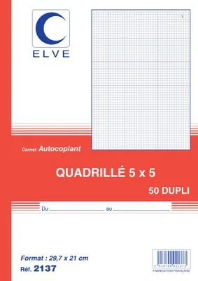 Zdjęcie produktu dla ELVE Notizbuch, 297 x 210 mm, kariert (5/5)