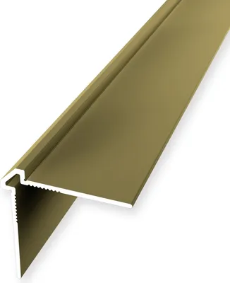 Produktbild von Wandprofil 25 x 25 x 2700 mm Einfasshöhe 2 mm Tapetenprofil Aluminium eloxiert Glatt Ungebohrt Gold Küberit