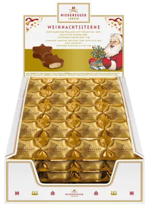 Produktbild von Niederegger Marzipan Zimtsterne 80x12,5g