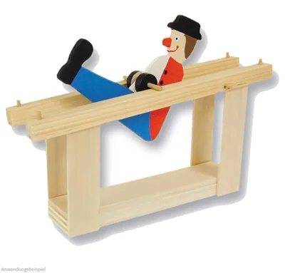 Immagine prodotto di partite21 ginnasta alle parallele baricentro modello in legno kit di costruzione per bambini da 10 anni