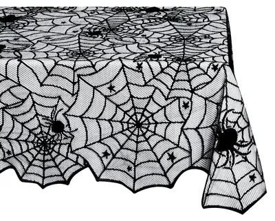 Imagen del producto de Mantel para la mesa de Halloween con diseño de telaraña