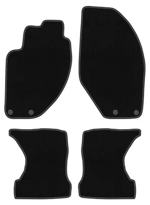 Image de Tapis de sol en moquette pour Lancia Kappa 1994-2001 (coupé) – jeu 4 pièces, noirs, sur mesure – Wielganizator BASIC