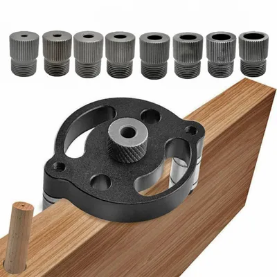 Produktbild von Locher-Locator,mit Holzbearbeitungs-Bohrführungswerkzeugen aus Aluminiumlegierung,für Bretter und Kanten