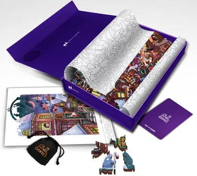 Produktbild von DaVICI Premium Holzpuzzle "Weihnachtsengel"