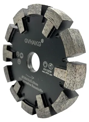Immagine prodotto di Disco diamantato per taglio a secco, modello Tuck Point, diametro 120 mm, per taglio di calcestruzzo, larghezza 10 mm, altezza 22,23 mm, foro di diametro 16 mm