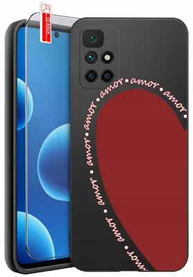 Immagine prodotto di ETUI do Xiaomi Redmi 10 WALENTYNKOWE SERCE WZORY + SZKŁO 9H