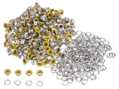 200 Metallösen 3 mm für DIY-Projekte, gelb