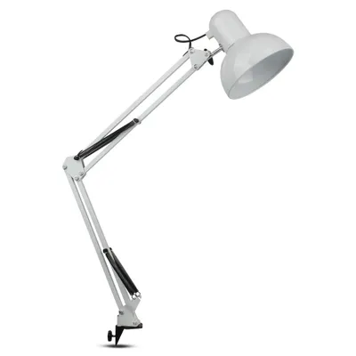Obrázok produktu pre V-tac VT-7513 Stolná lampa – stolná lampa s nastaviteľným ramenom – biela – E27