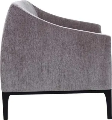 Produktbild von Grauer Wohnzimmer Sessel Polstersessel Einsitzer Moderner Relaxsessel