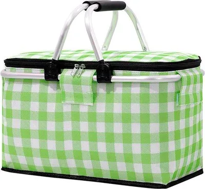 Image de Glacière - grand modèle pour le camping et les pique-niques (vert)
