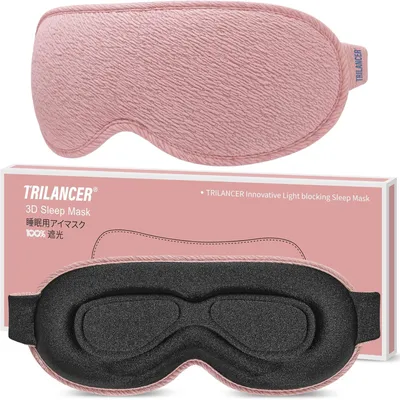 Produktbild von Schlafmaske 100% lichtblockierend, Einheitsgröße, für Schlaf und Reisen