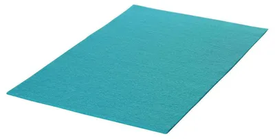 Obrázek produktu pro Textilní plstěná tyrkysová barva vhodná pro řemeslné práce a dekorace 20x30cm