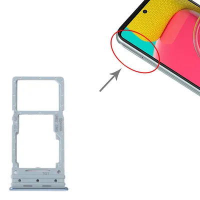 Obrázek produktu pro Držák na SIM kartu a kartu Micro SD pro Samsung Galaxy M53 SM-M536B – náhradní díl, zelený