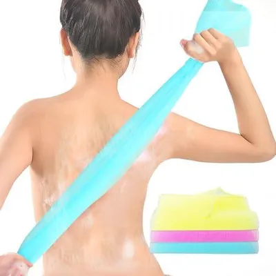 Produktbild von 3 Peeling-Waschlappen mit Luffa-Schwamm für Rücken und Körper, Rückenbürste, Peelinghandschuh für Frauen und Männer