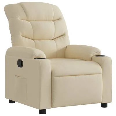 Produktbild von vidaXL Relaxsessel Creme Stoff