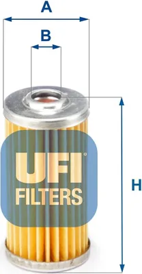Produktbild von Kraftstofffilter UFI 26.672.00 Filtereinsatz