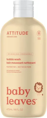 Immagine prodotto di ATTITUDE Baby Leaves Bubble Wash Prugna 200ml Baby