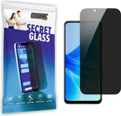 Zdjęcie produktu dla Ochraniacz ekranu GrizzGlass SecretGlass Privacy do Oppo A57 4G - Czarny