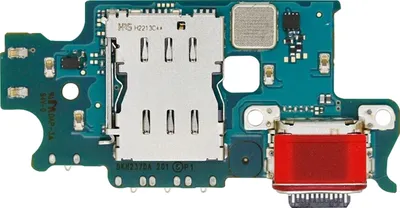 Produktbild von Samsung, Ersatzteil USB-C Ladeanschluss mit Mikrofon und SIM-Leser für Samsung Galaxy S23 Plus, Schwarz