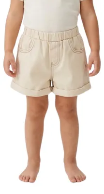Image de Shorts pour bébé Zara, collection enfant, couleur beige, taille 80