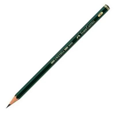 Image de FABER-CASTELL 9000 Crayons H vert, 12 pcs.