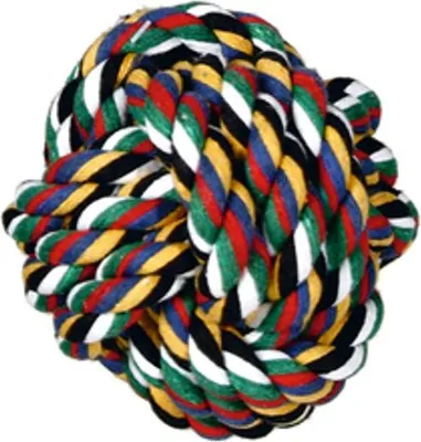 Produktbild von Karlie Baumwolball - Hundespielzeug - Baumwolle - Mehrfarbig - Durchm.5,5 cm