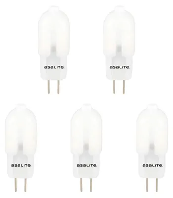 Produktbild von Asalite G4 LED-Lampe Mini 1,5W 110lm 3000K warmweiß 12V 5 Stück
